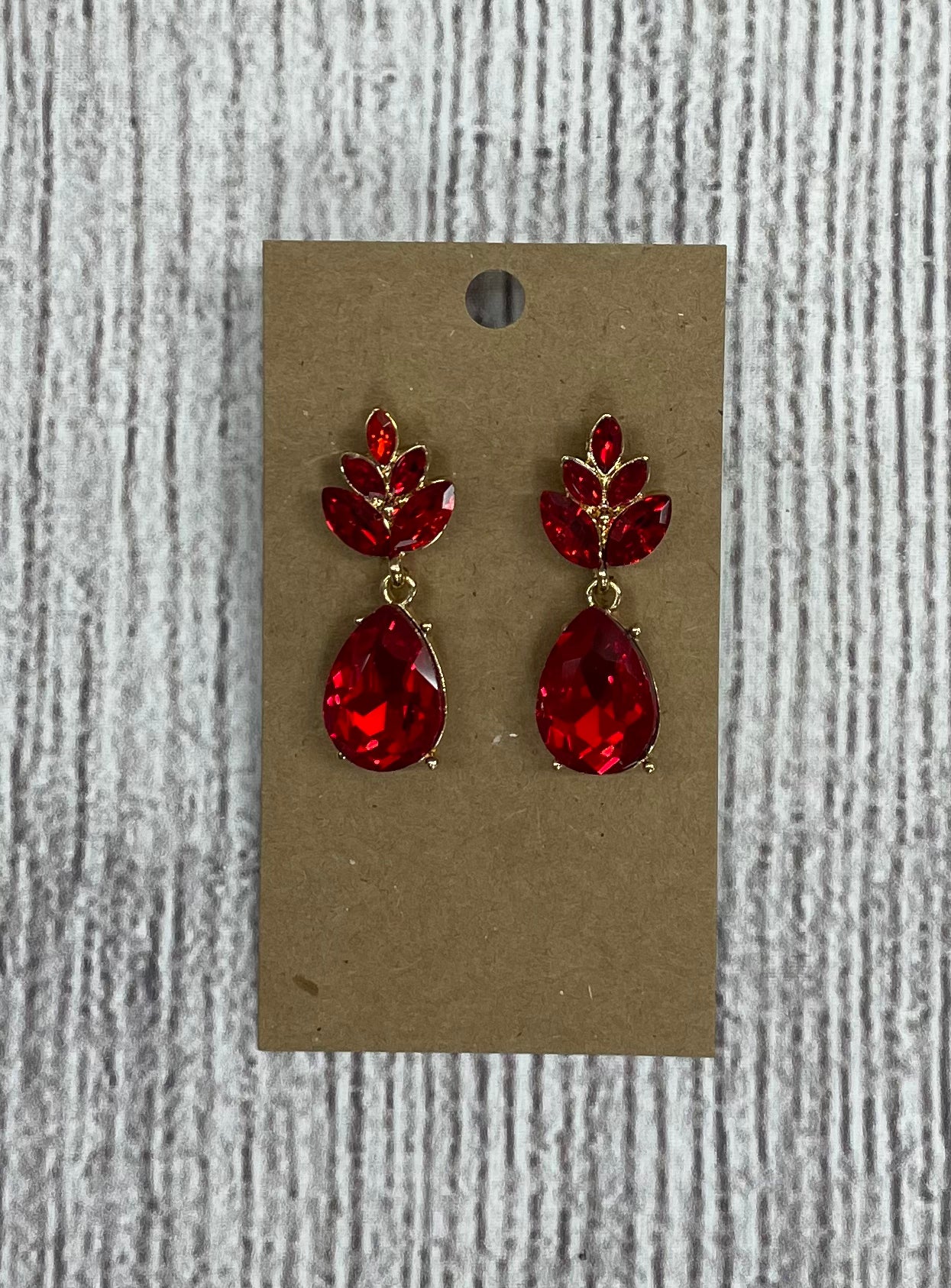 Small 2024 red earrings