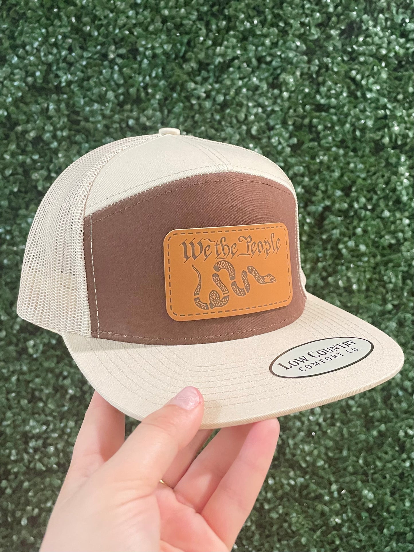 We The People Khaki & Brown Hat