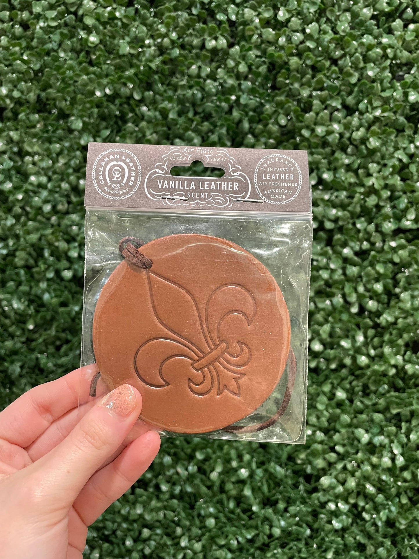 Callahan Leather Air Flair - Round Fleur-De-lis