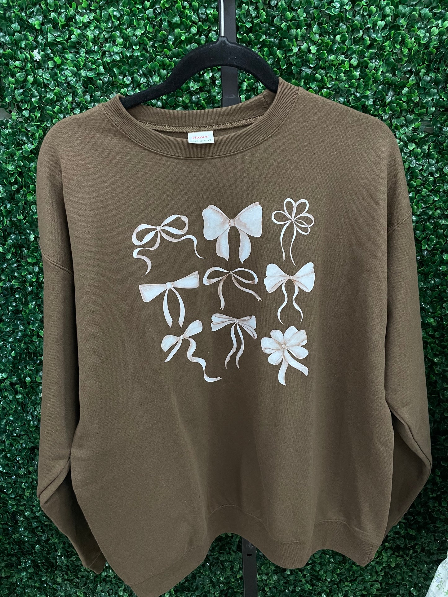 Brown Bow Sweatshirt