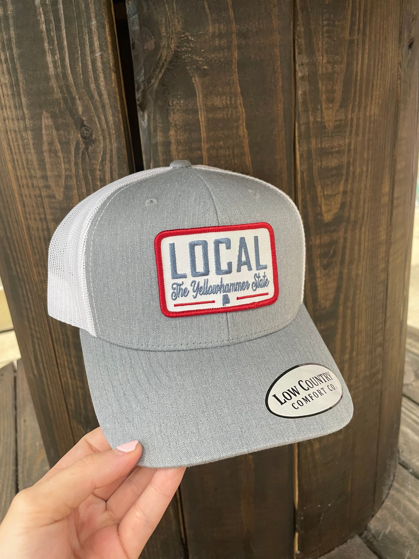 Alabama Local Grey Patch Hat