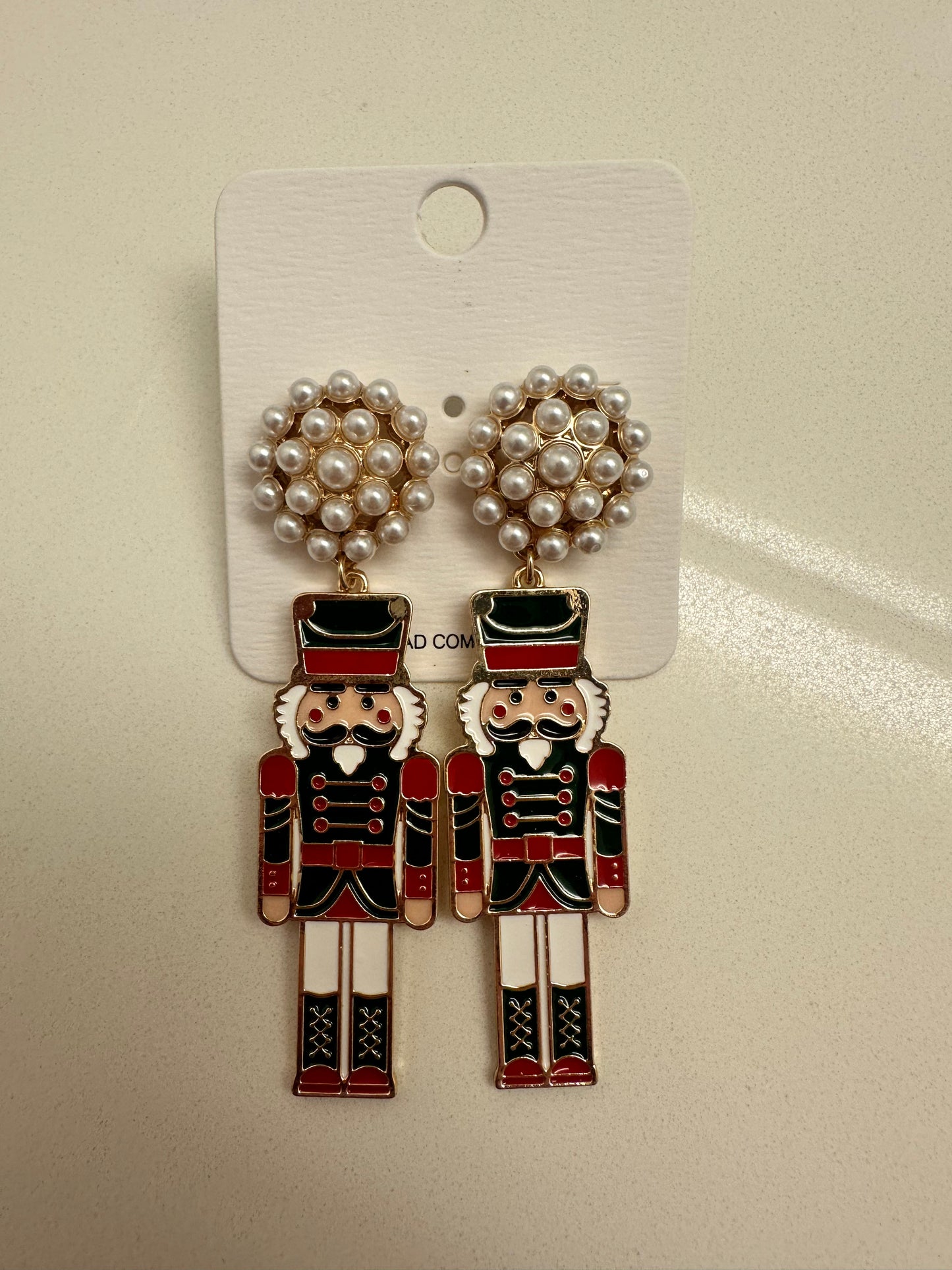 Multicolor Nutcracker Earrings