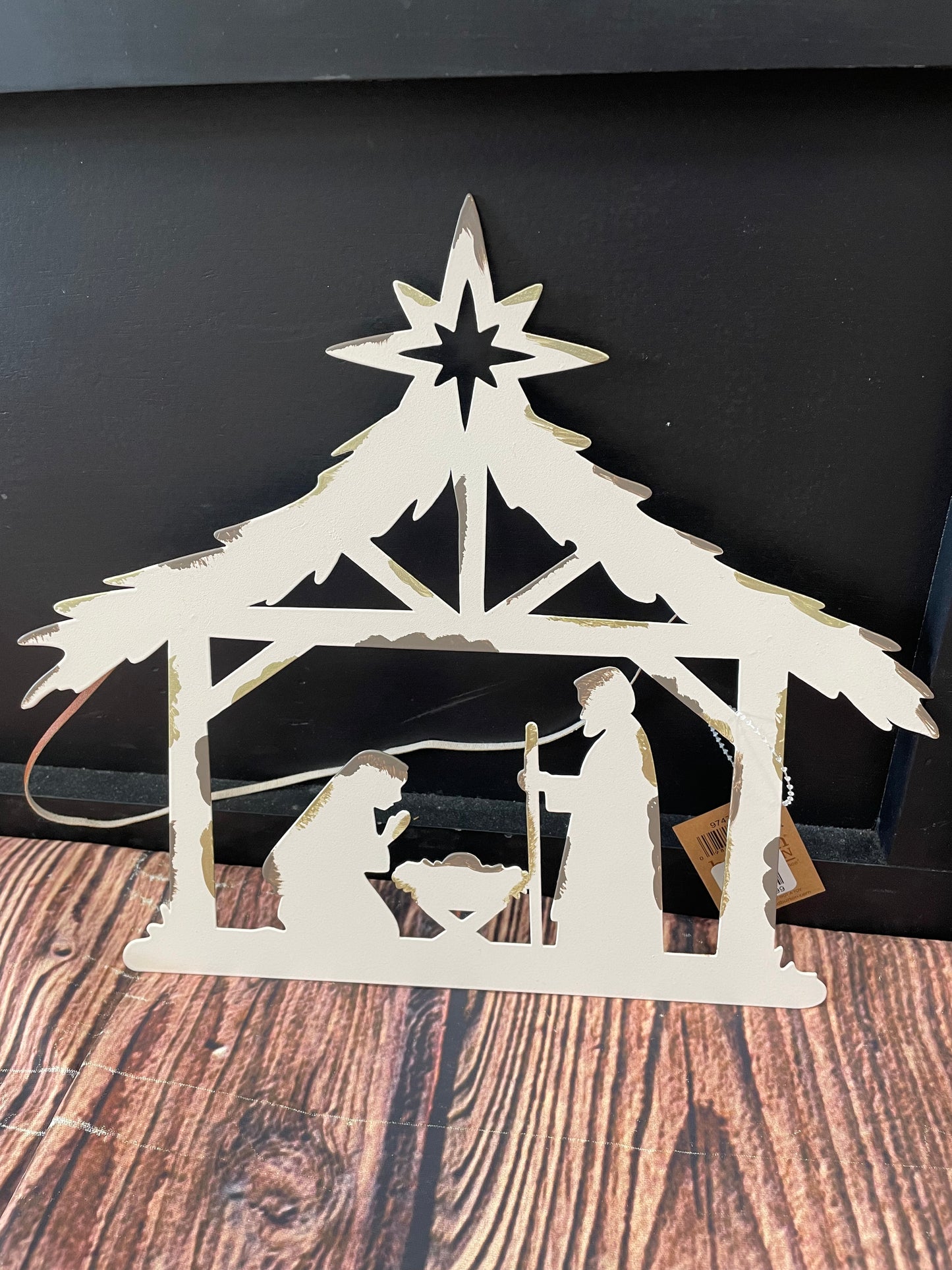 Tin Nativity Wall Hanger