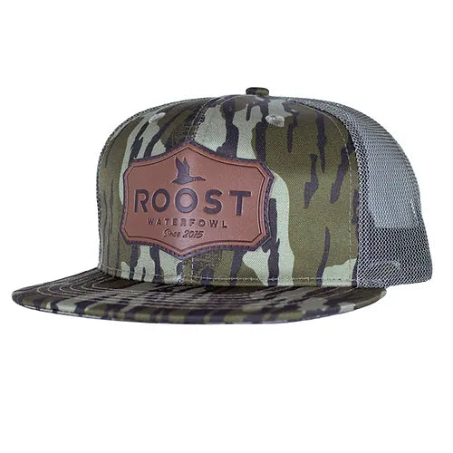 Roost Bottomland Leather Shield Patch Hat