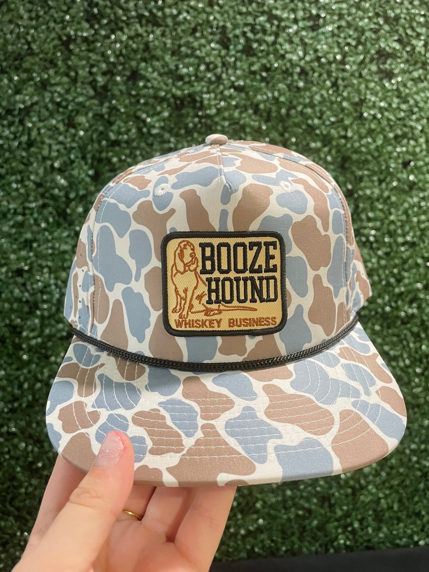 Booze Hound Old School Camo Hat