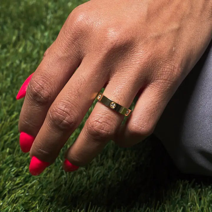 Nikki Smith Corinne Gold Ring