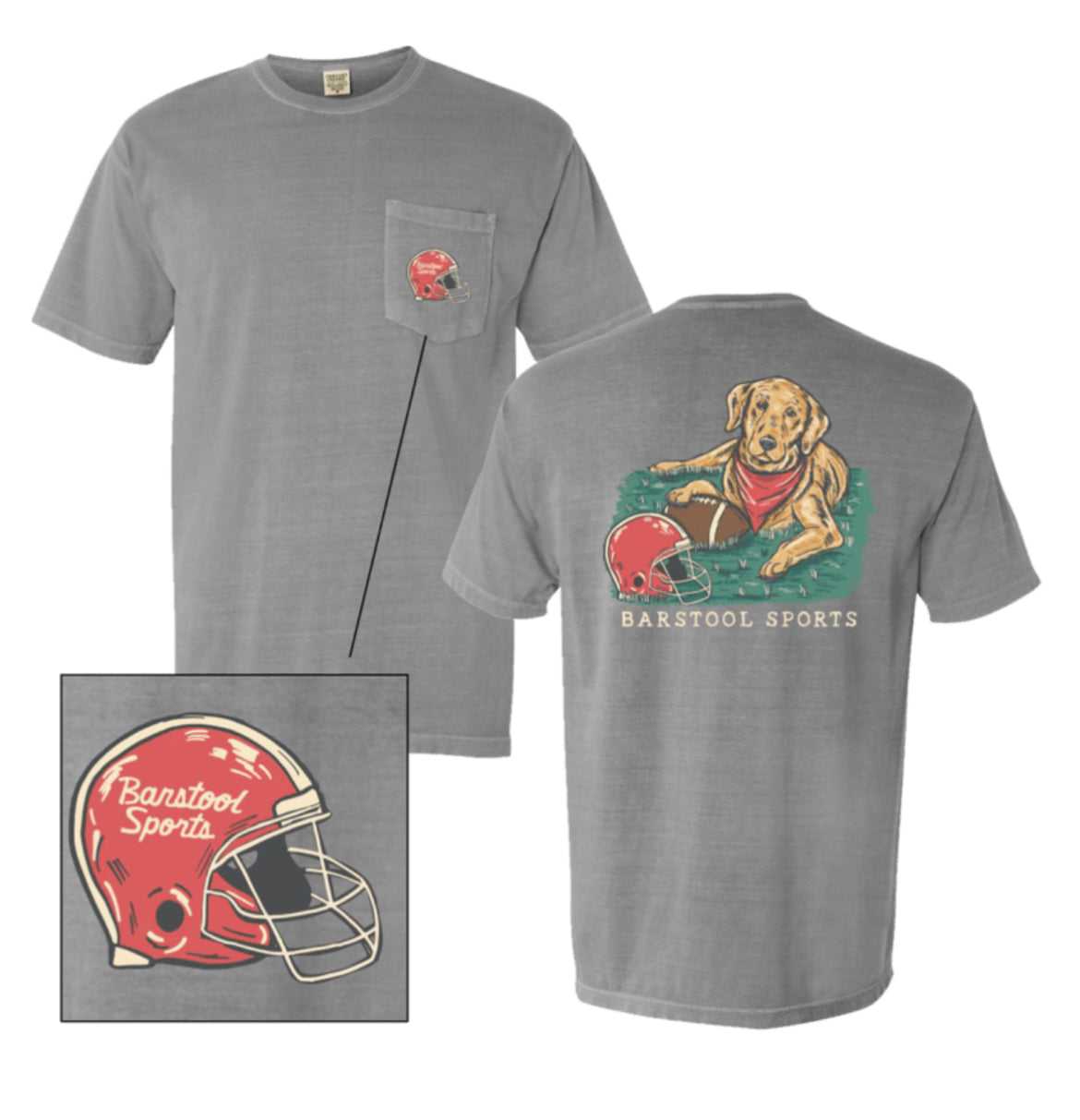 Barstool Sports Football Dog Tee