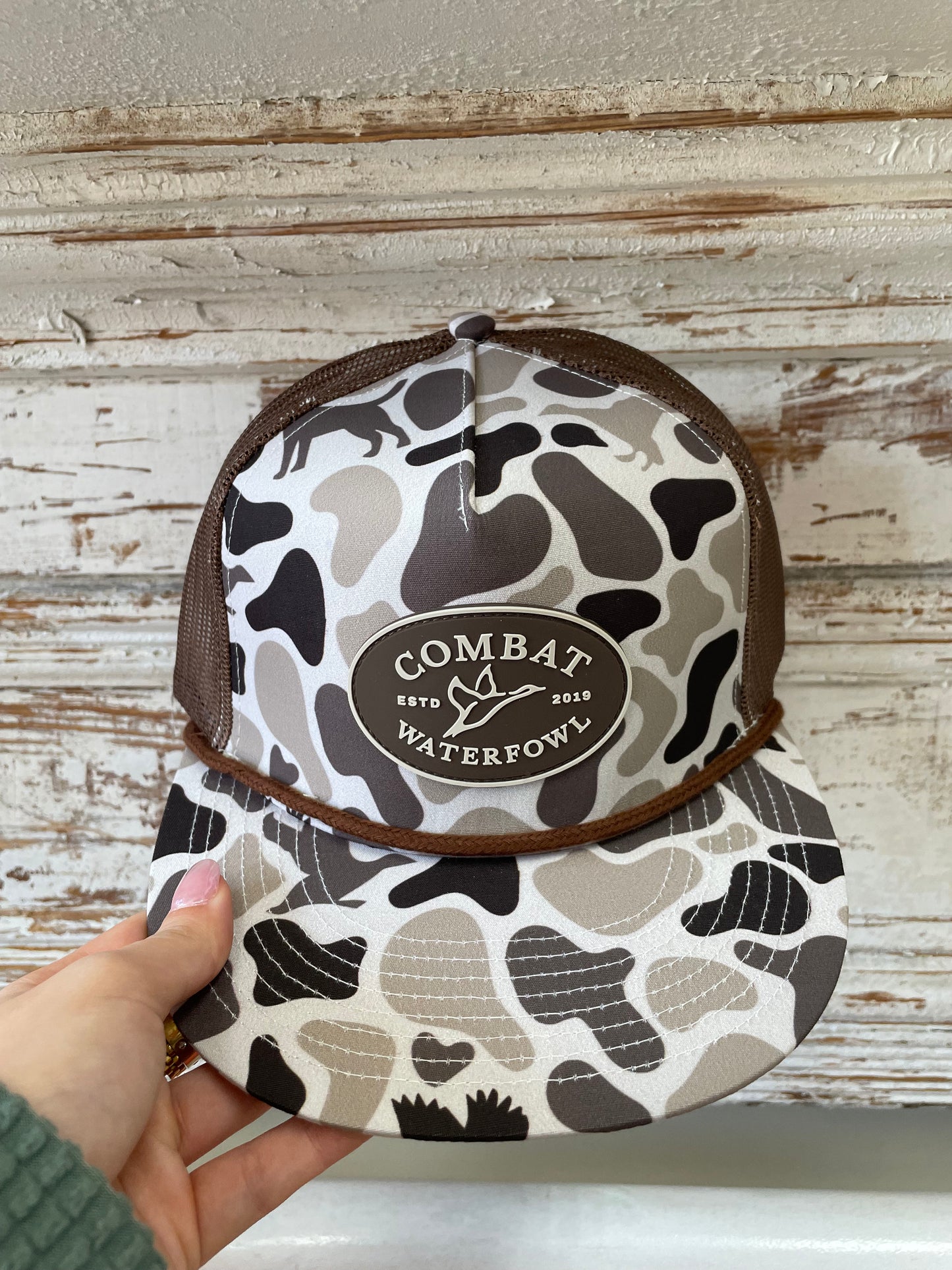 Combat Waterfowl 5 Panel Rope Hat