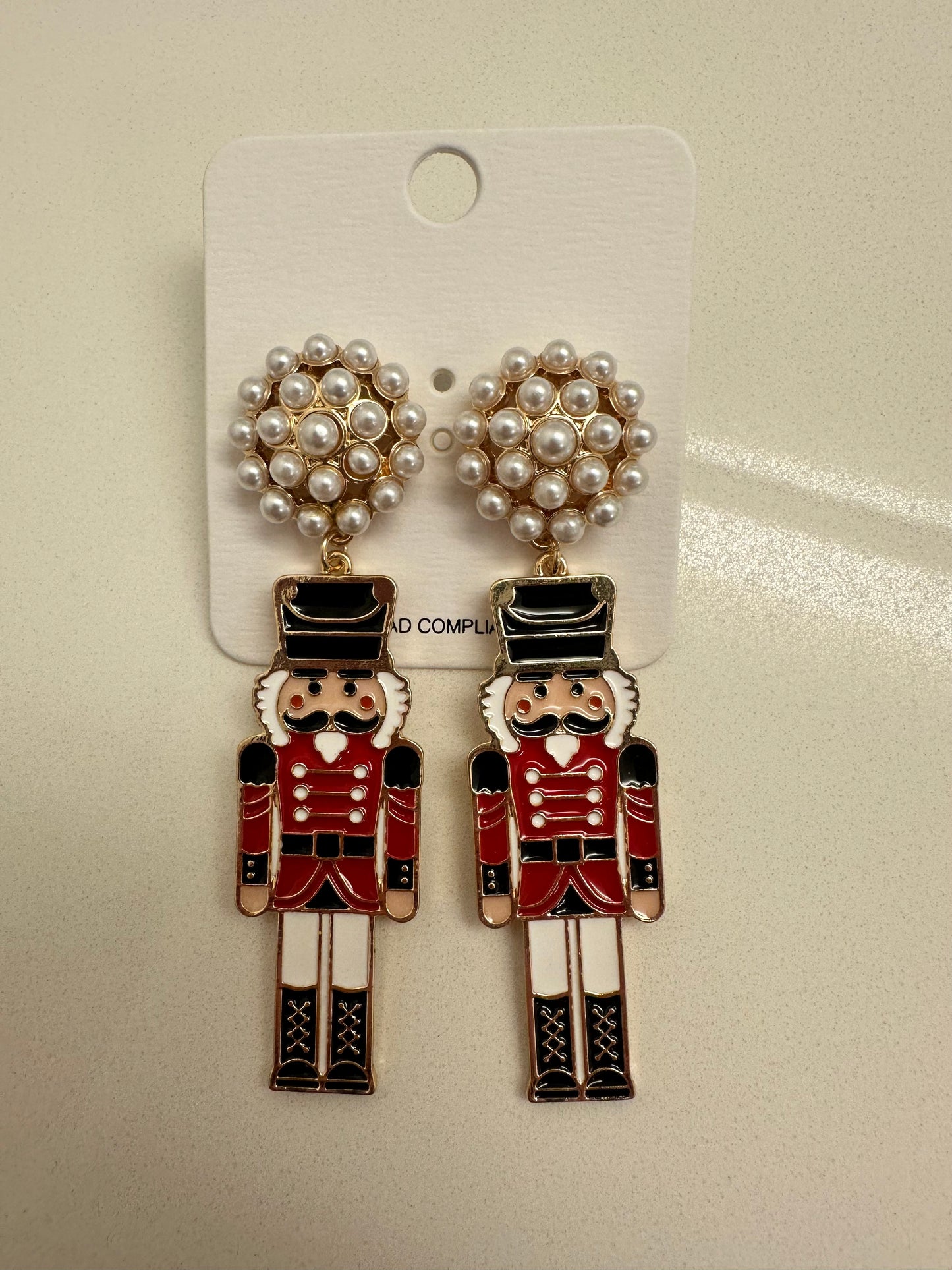 Multicolor Nutcracker Earrings