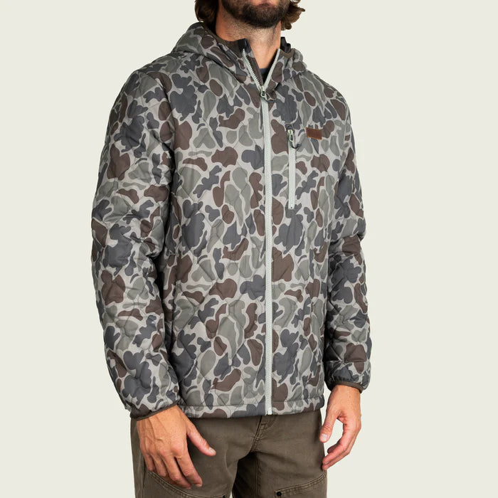 Marsh Wear Dark Green Mallard Camo Barnwell Puff Jacket