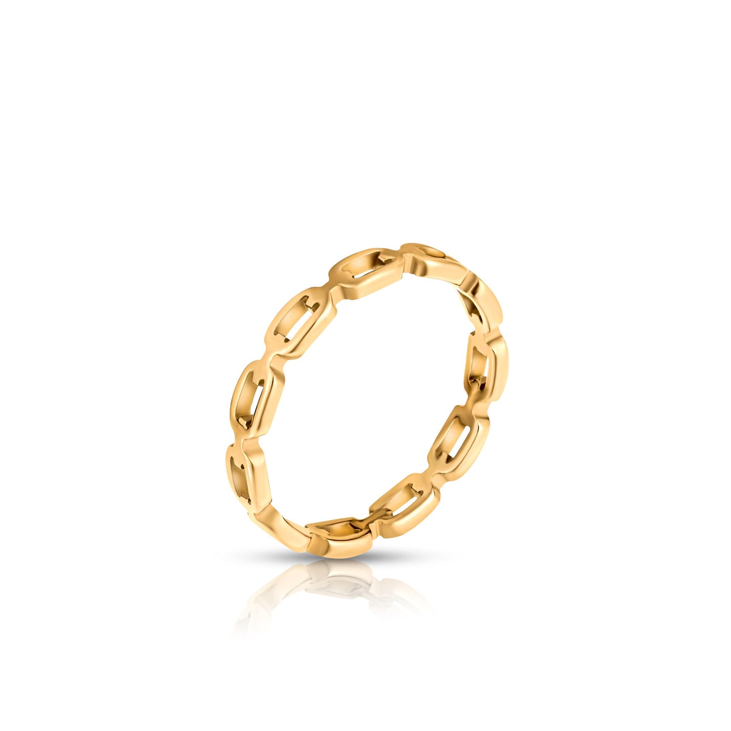 Ellia Vail Billy Dainty Chain Ring