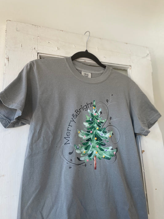 Merry and Bright Christmas Tee