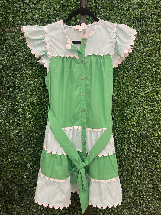 Rise Again Dress - Green