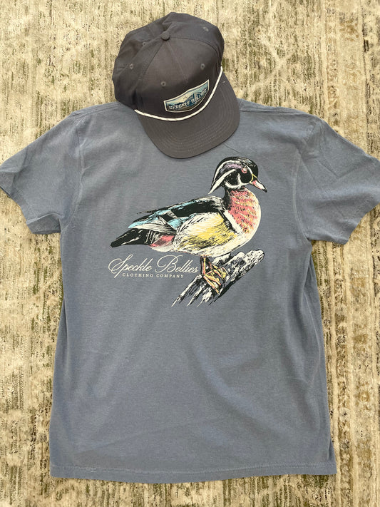 Speckle Bellies Wood Duck Pocket Tee