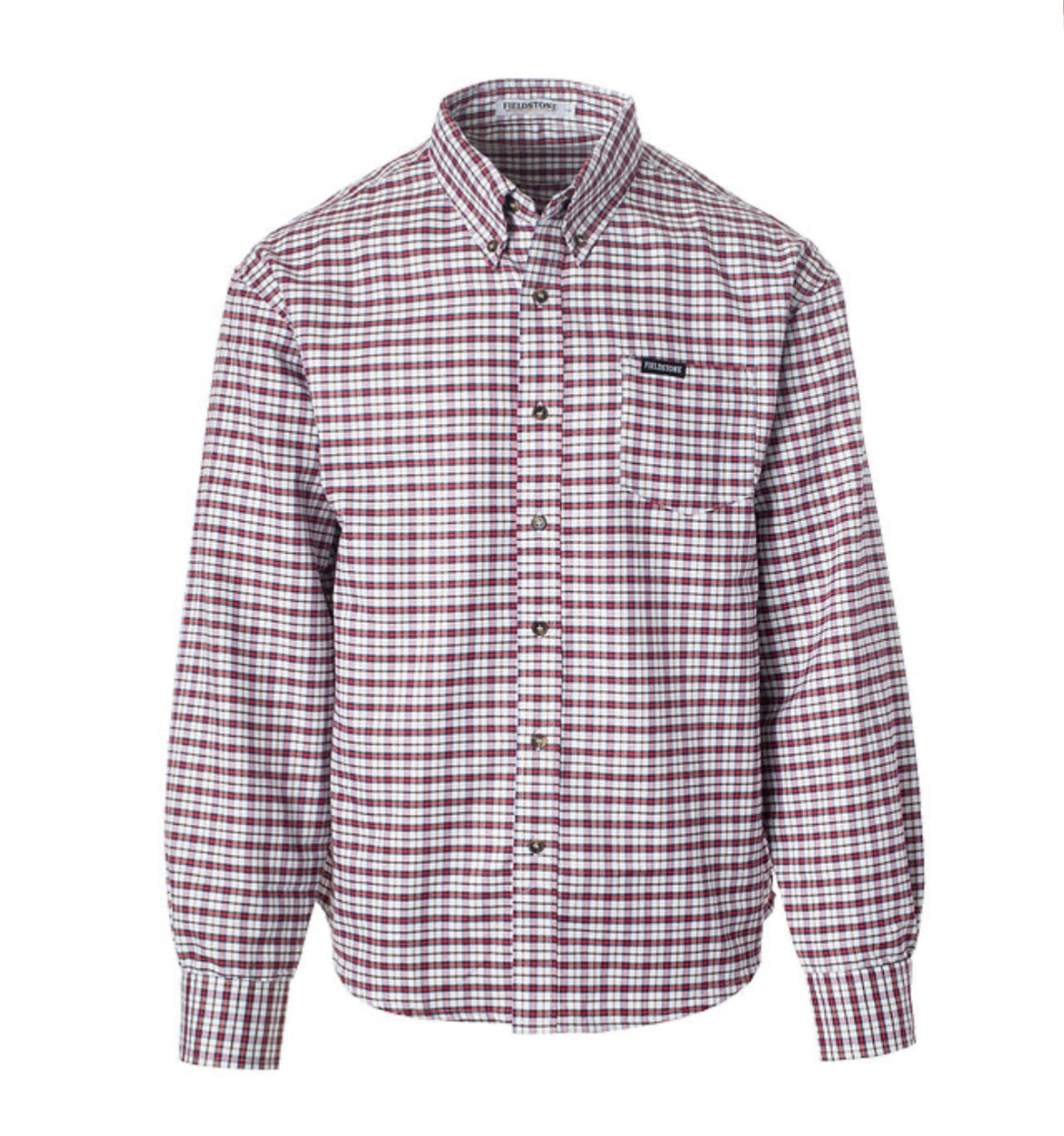 Fieldstone The Hatfield Button Down, Navy & Red