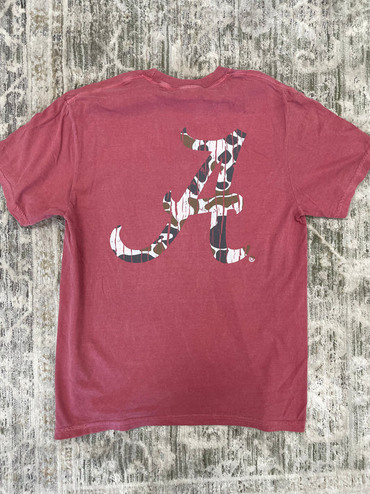 Speckle Bellies Alabama Camo A Tee