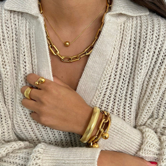 Ellie Vail Gage Oversized Link Necklace