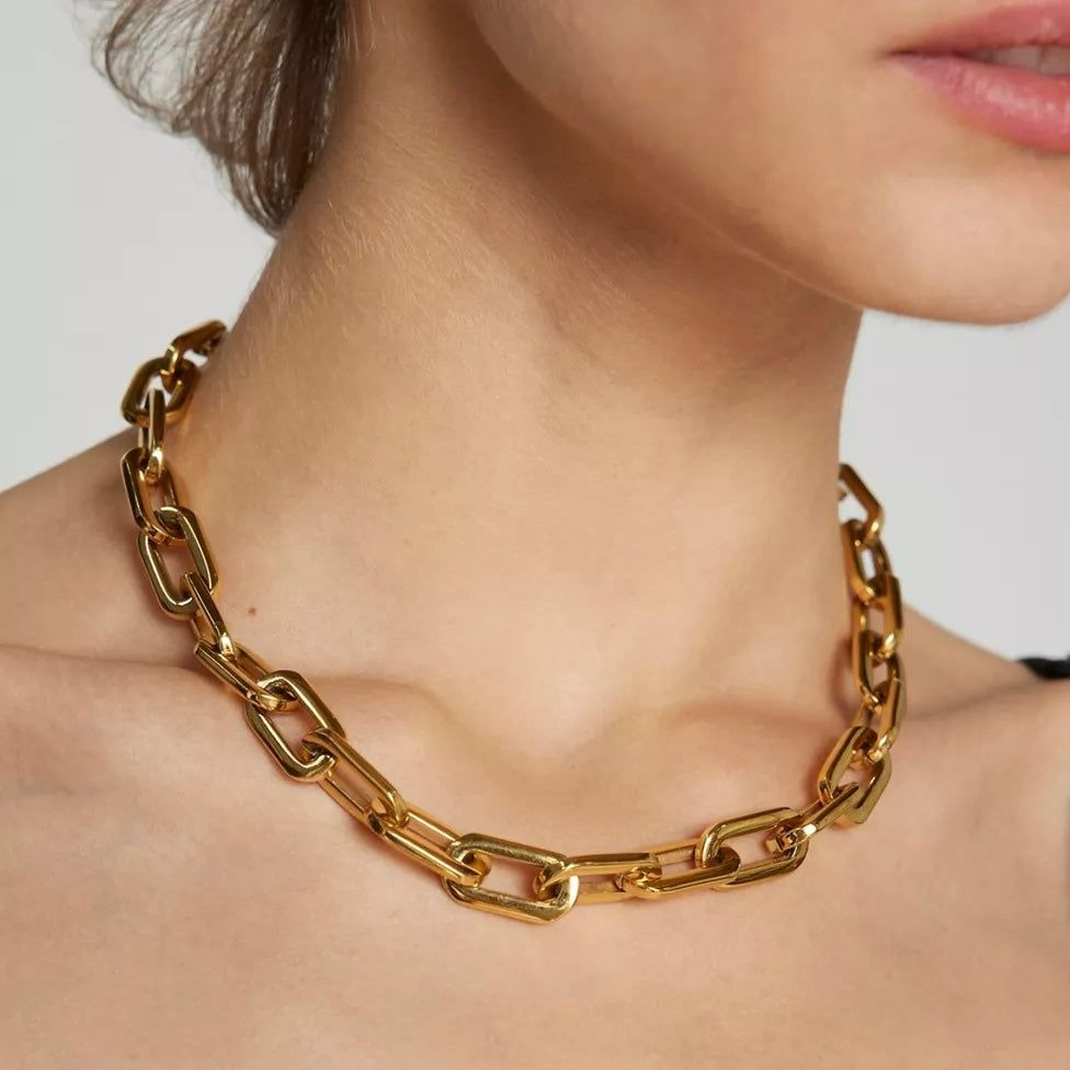 Ellie Vail Gage Oversized Link Necklace