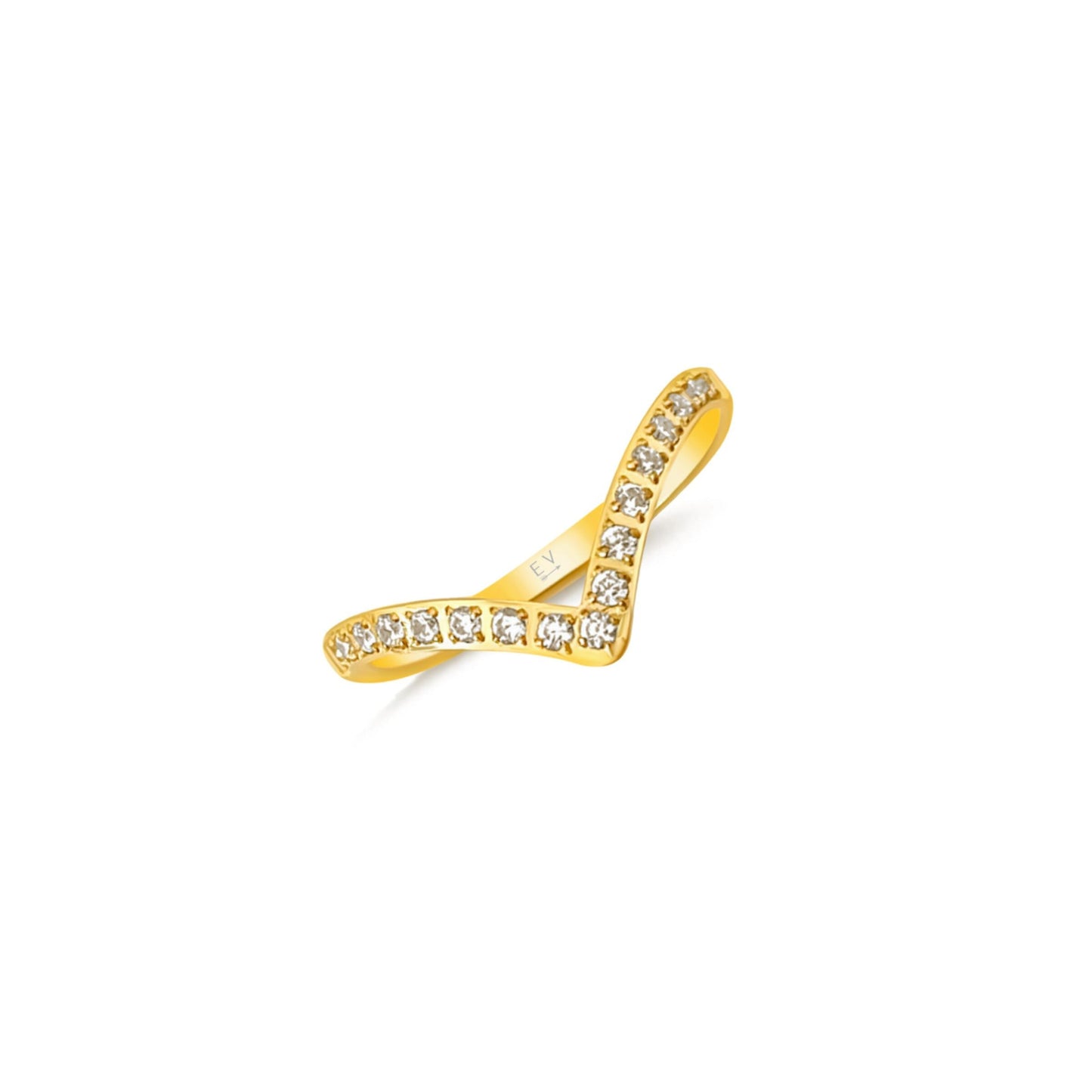 Ellie Vail Hadley Dainty Wishbone Ring