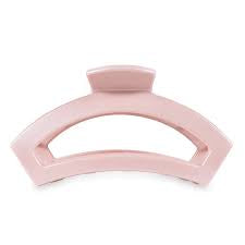 Teleties Open Large Claw Clip-Pearly Pink