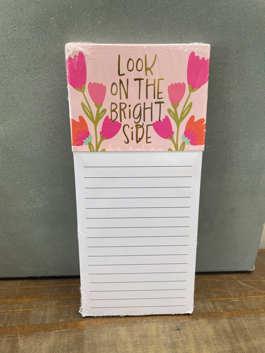 Magnetic Notepad - Look on the Bright Side