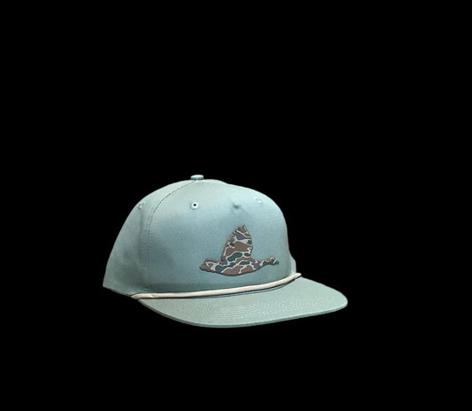 Speckle Bellies Camo Goose Patch Hat- Barnacle