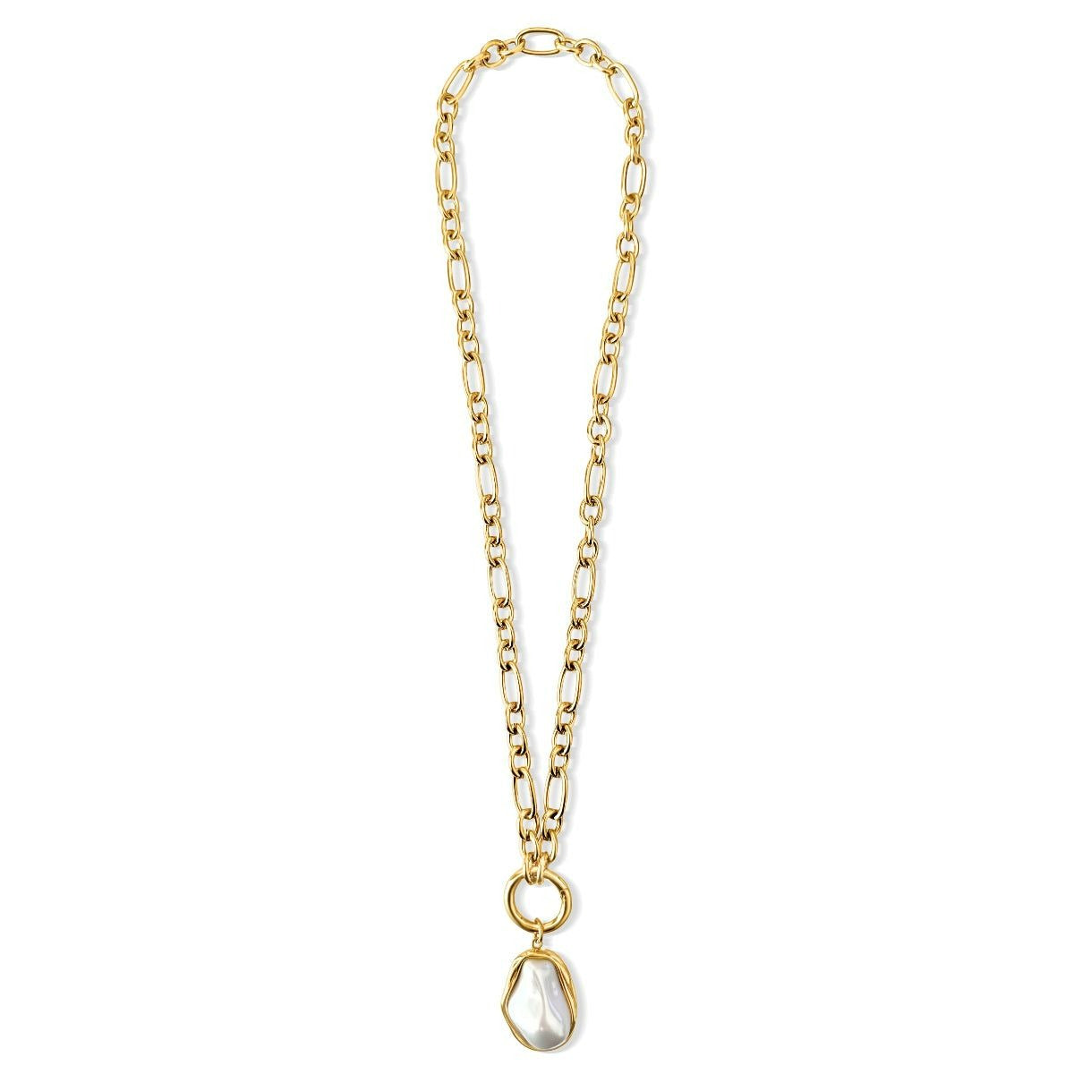 Ellie Vail Langston Baroque Pearl Pendant Necklace