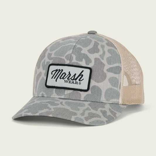 Marsh Wear Script Hat Green Mallard Camo