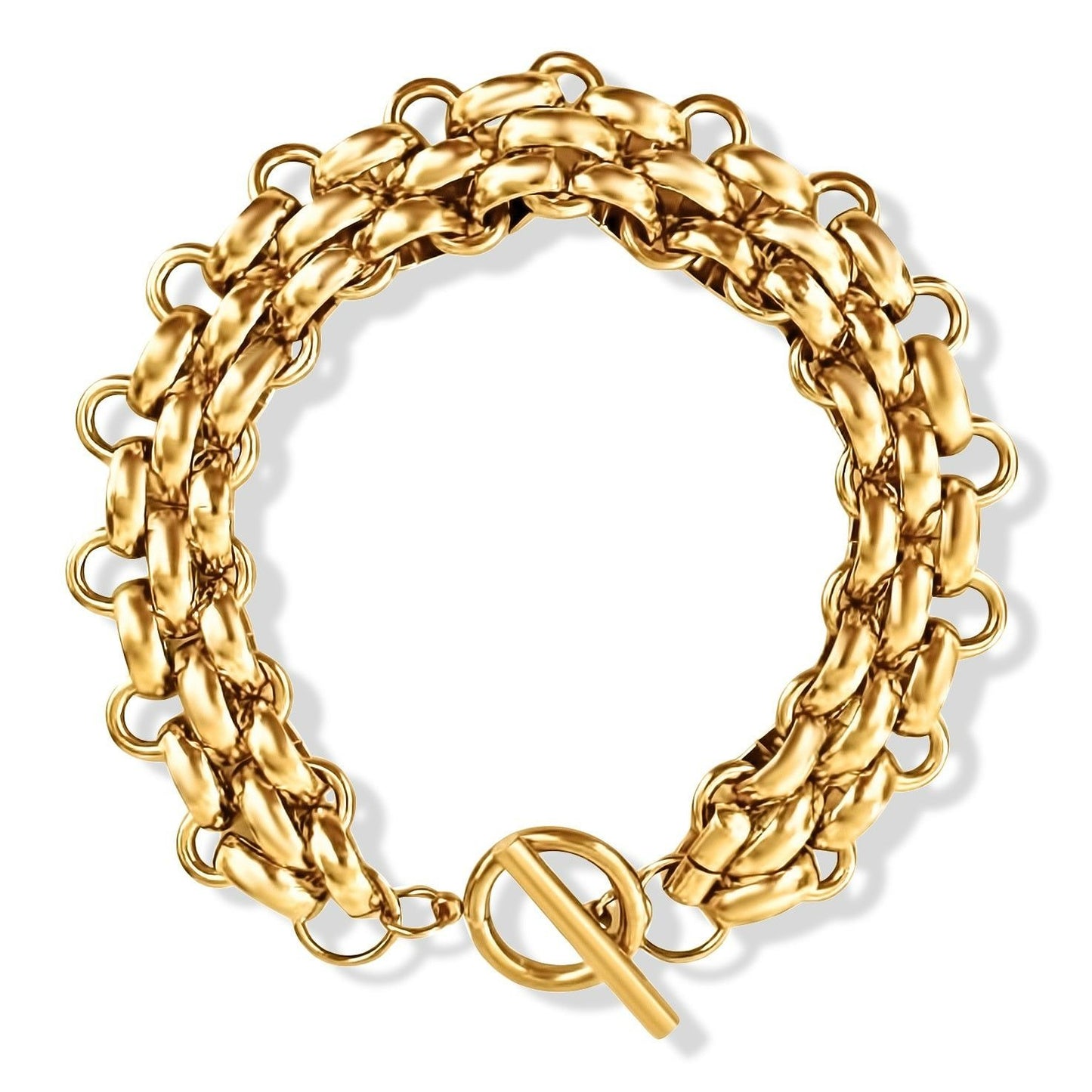 Ellie Vail Rosalinda Chunky Chain Toggle Bracelet