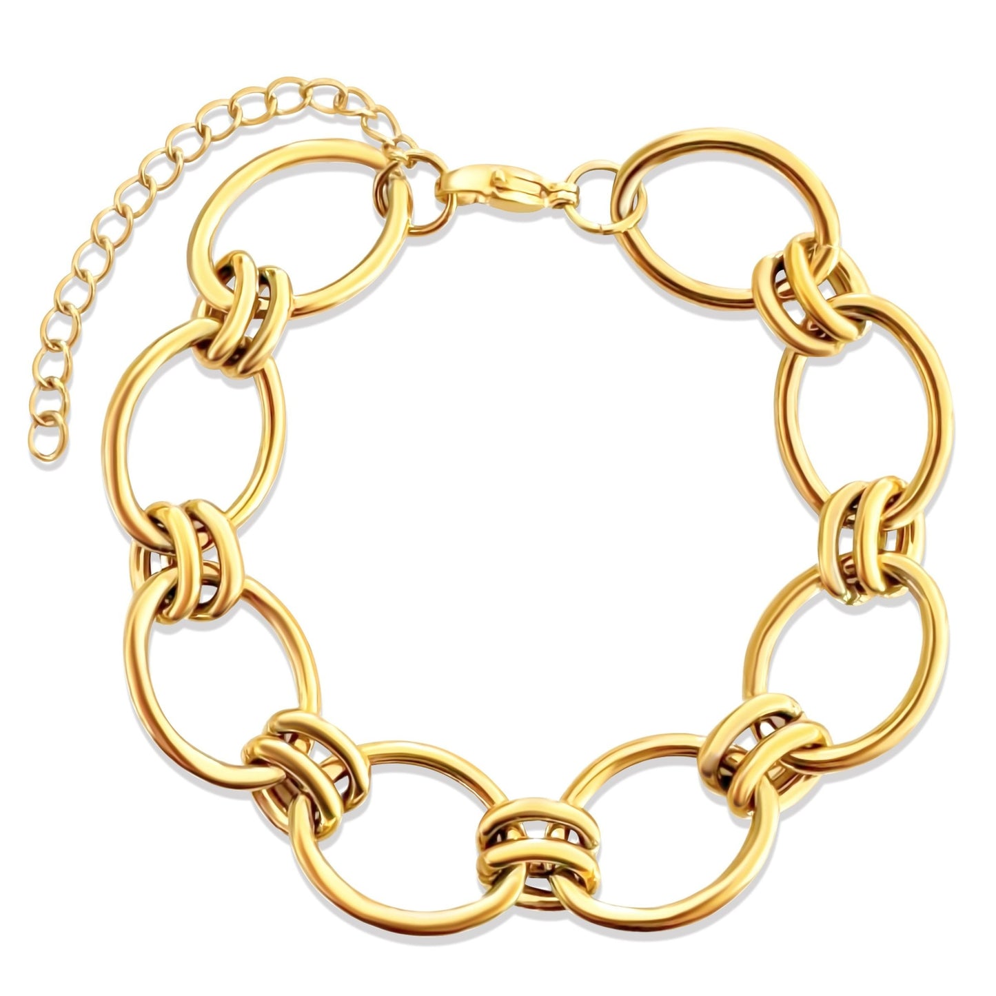 Ellie Vail Ruby Oval Chain Bracelet