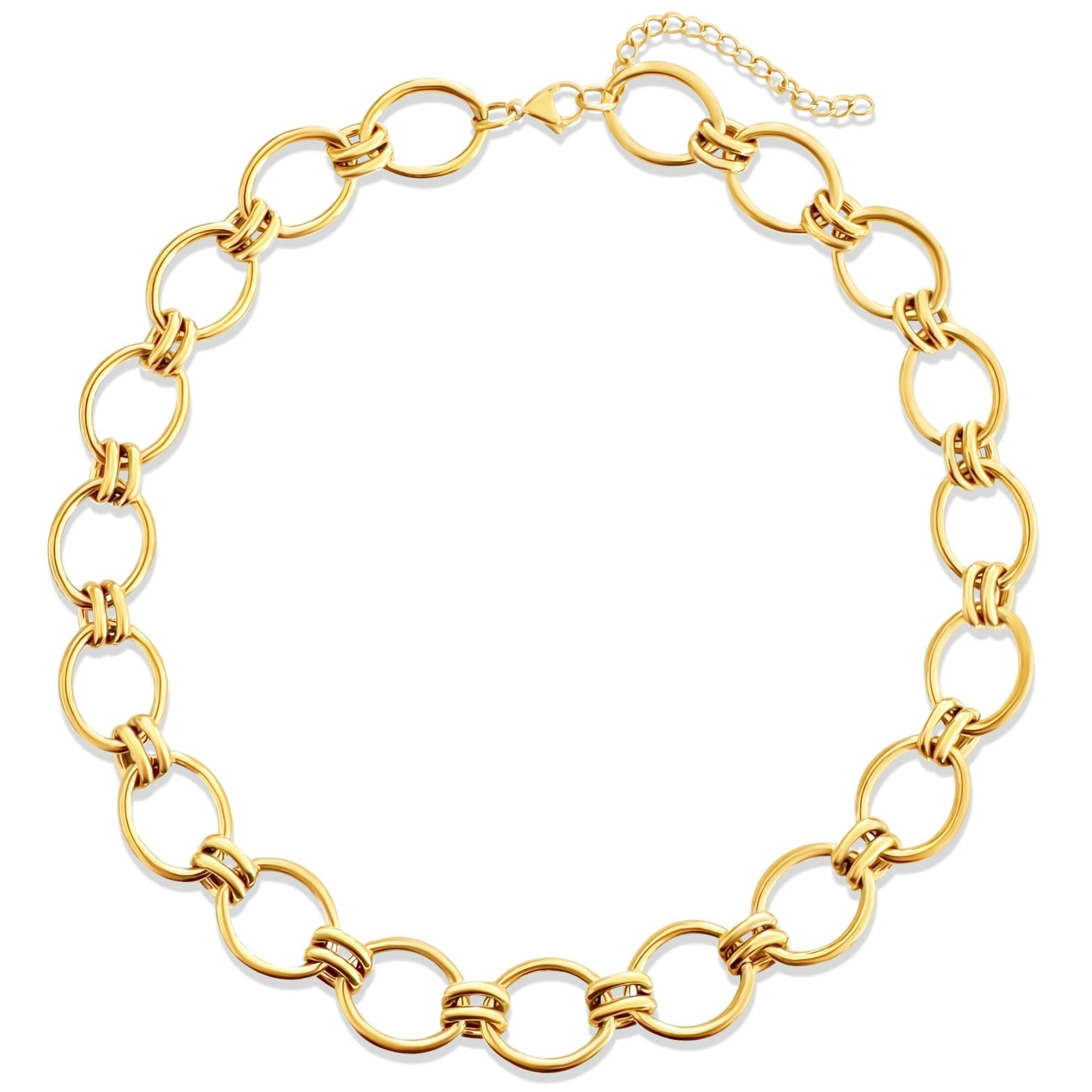 Ellie Vail Ruby Oval Chain Necklace