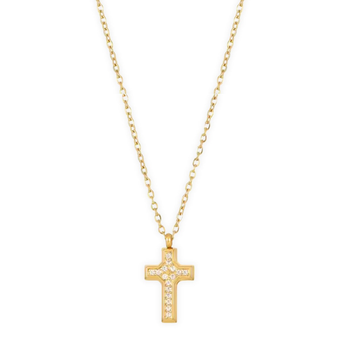 Ellie Vail Wyatt Mini Cross Pendant Necklace