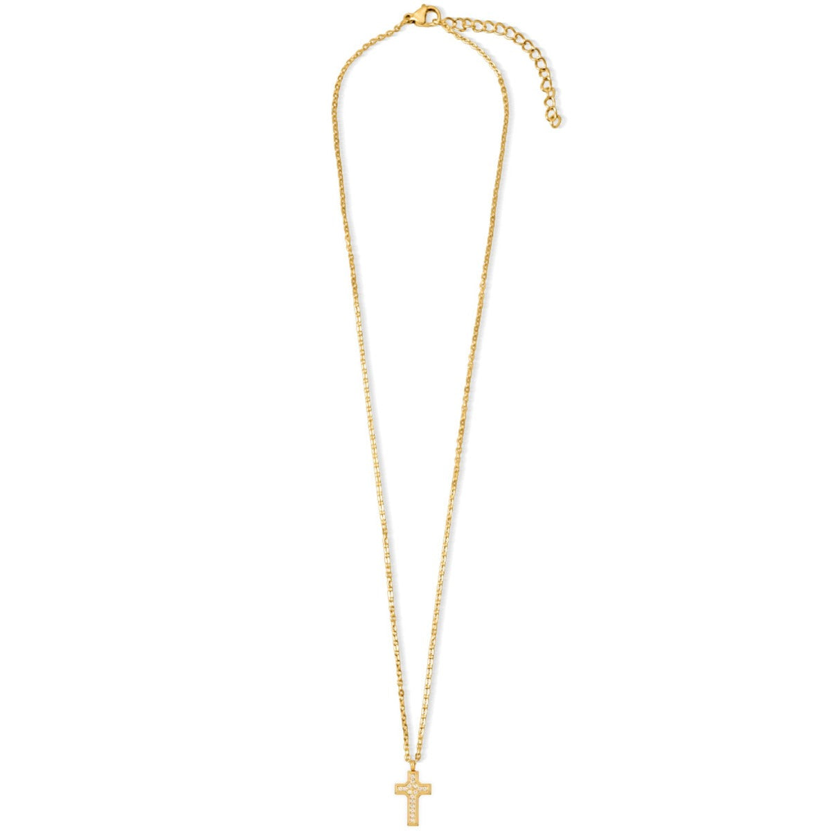 Ellie Vail Wyatt Mini Cross Pendant Necklace