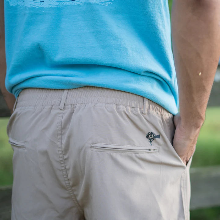 Old South Daily Performance Shorts- Khaki