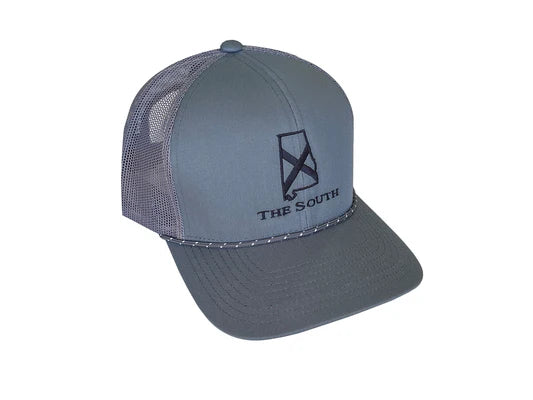 The South Logo Hat - Charcoal Rope