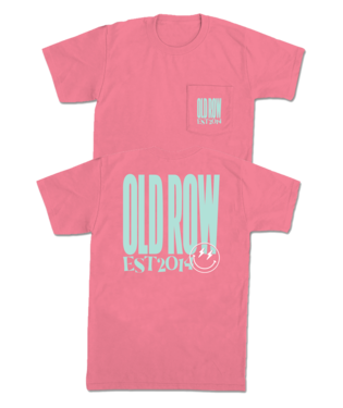 Old Row Chicks Pocket Tee - Watermelon