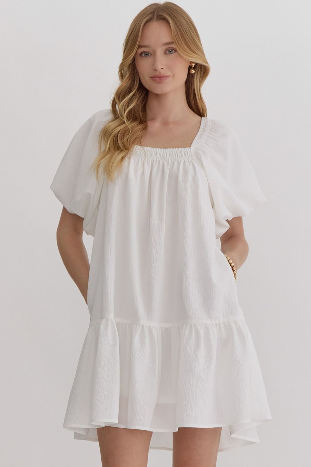 Clarity White Dress