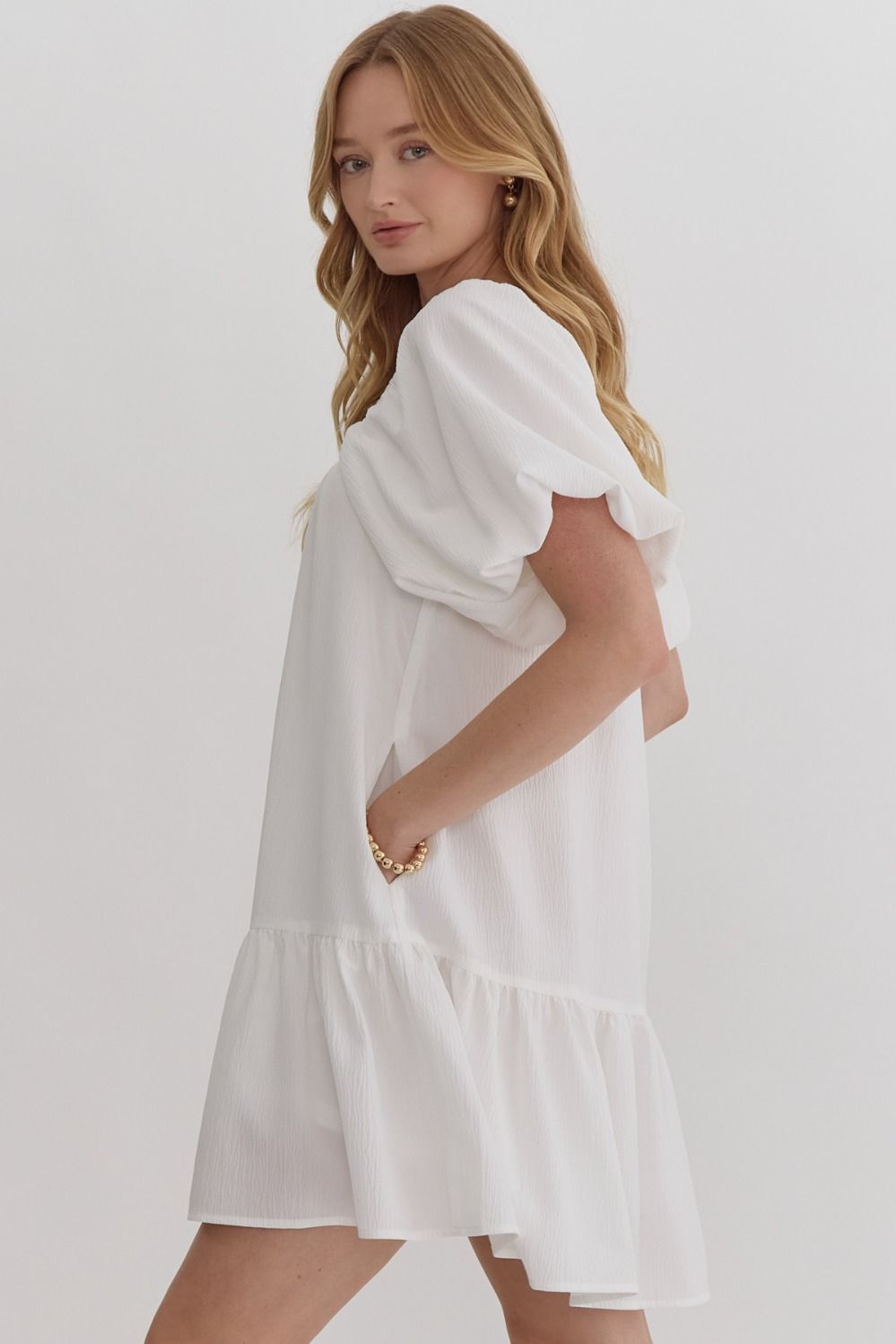 Clarity White Dress