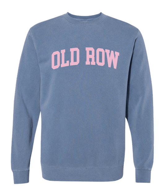 Old Row OR Blue Pigment Dyed Crewneck