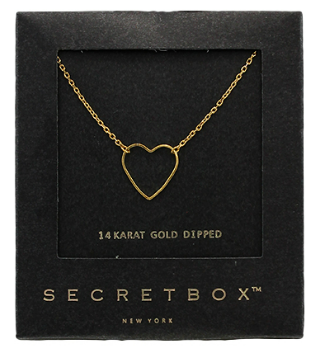 Open Heart Gold Necklace