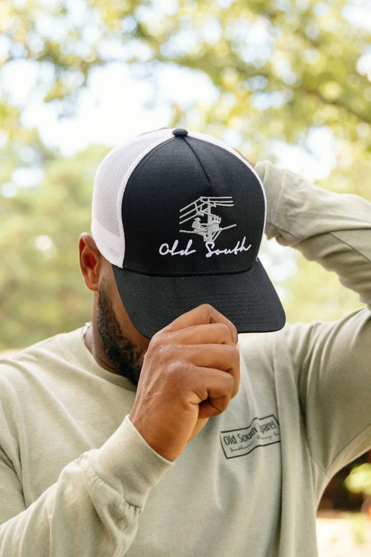 Old South Lineman Hat- Black