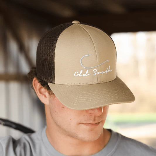 Old South Single Hook Hat- Khaki